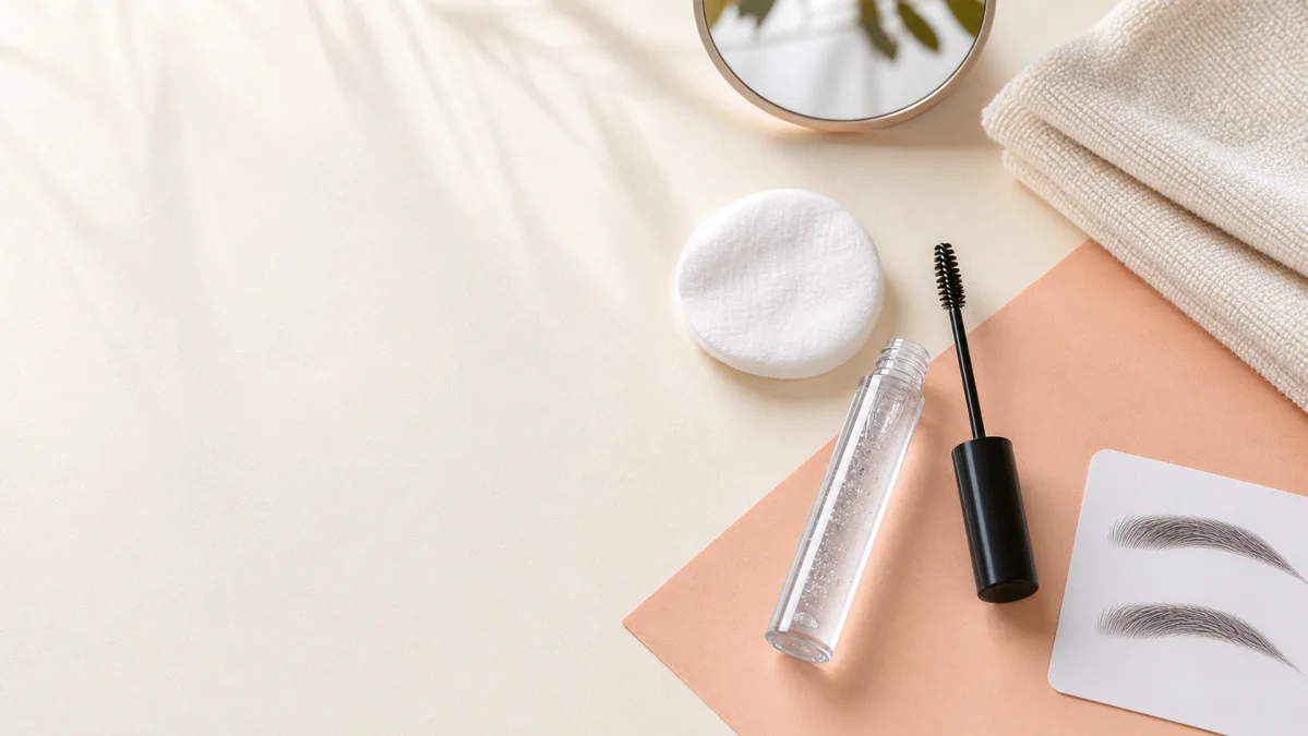 How to use eyebrow gel: beginner spoolie application steps