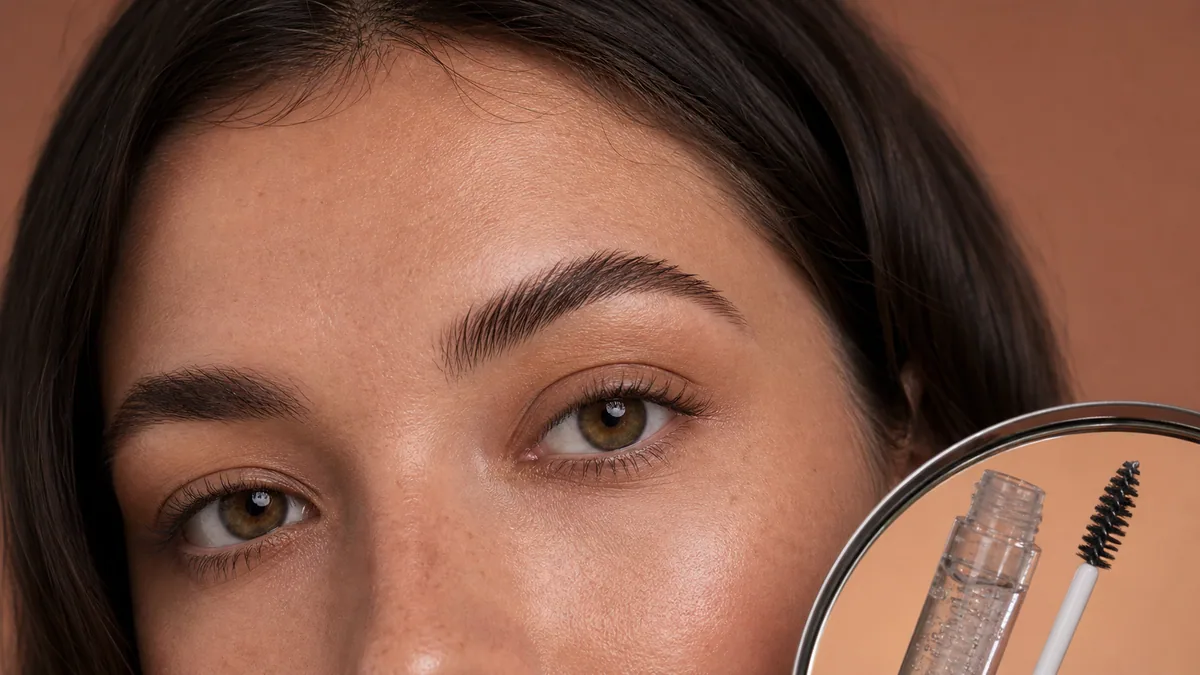 How to apply eyebrow gel for natural and feathered brow finishes